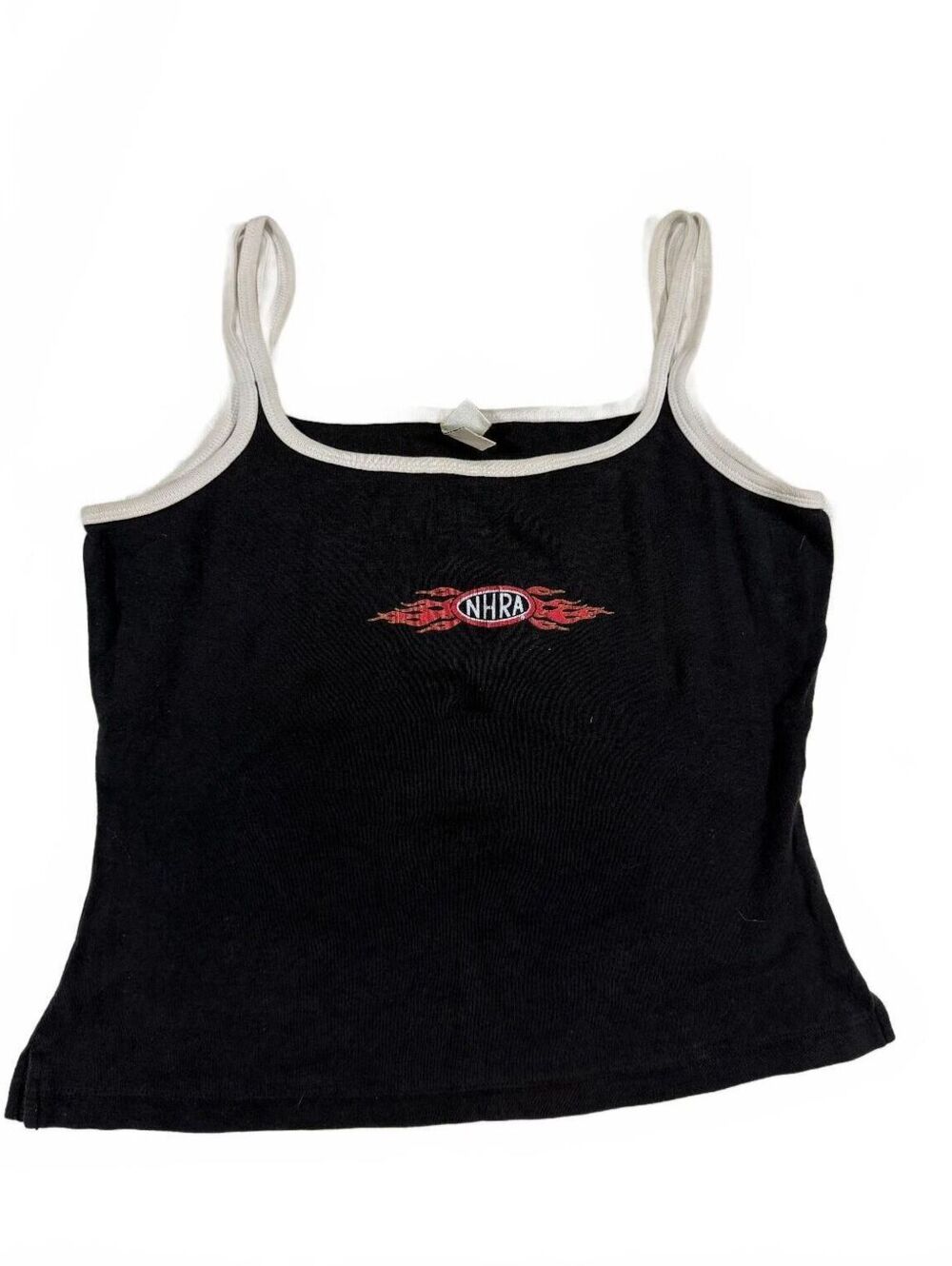 Y2K Kavio Brand NHRA Racing Baby Flames Graphic Tank Size M